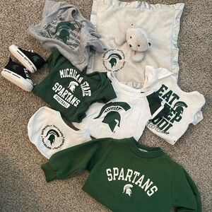 Michigan State University baby set